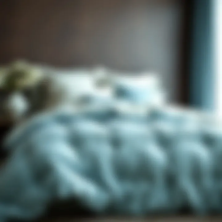 Magnificent Exploring the Aesthetic and Functional Aspects of Aqua and White Comforters