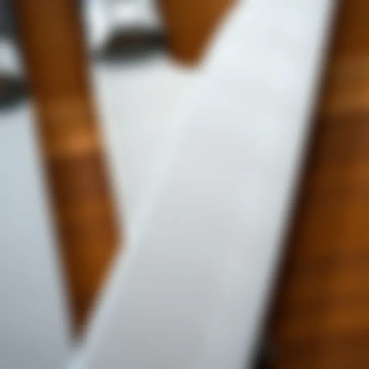 Close-up view of knife blades highlighting different materials and sharpness