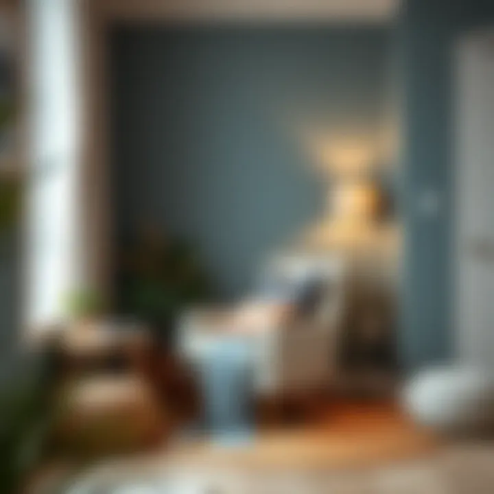 Cozy reading nook with an 18-inch chair