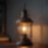 A collection of vintage lamps showcasing historical designs.