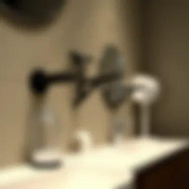 Aesthetic appeal of well-arranged bathroom cables