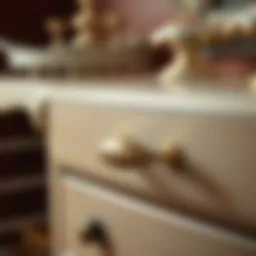 Elegant vintage dresser handles in various styles