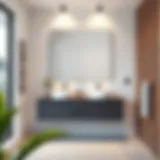 Sleek design of an 18-inch floating vanity in a contemporary bathroom setting