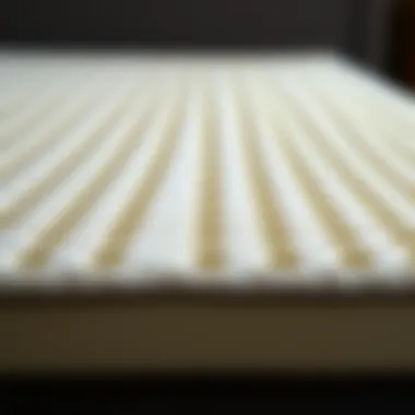 Unique Design of King Size Egg Crate Foam Mattress Topper Close-up view of king size egg crate foam mattress topper showcasing its unique design