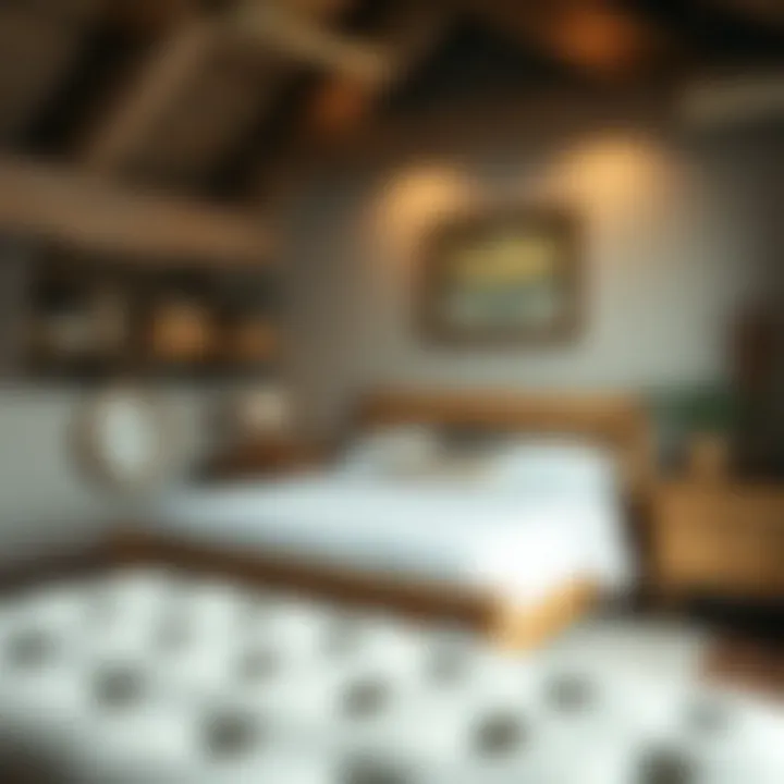 Cozy and inviting queen-size bedroom with rustic charm