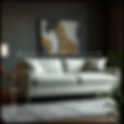 Detailed diagram showing the dimensions of a full-size sleeper sofa