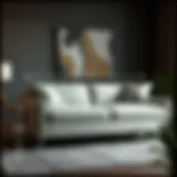 Understanding Full-Size Sleeper Sofa Dimensions Detailed diagram showing the dimensions of a full-size sleeper sofa