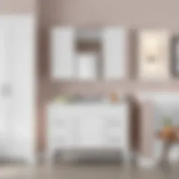 Elegant 48-inch sink base cabinet showcasing modern design.