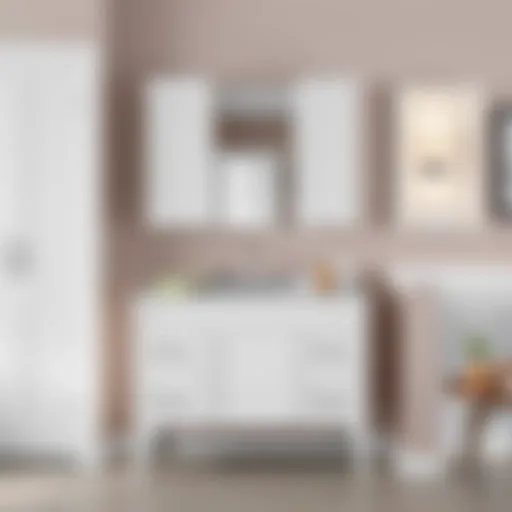 Elegant 48-inch sink base cabinet showcasing modern design.