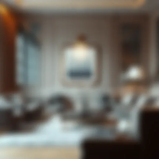 Elegant living room featuring a 61 x 91 cm frame with artwork