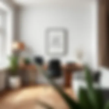 Office Space Inspiration Stylish office space with a 61 x 91 cm frame displaying inspirational quotes