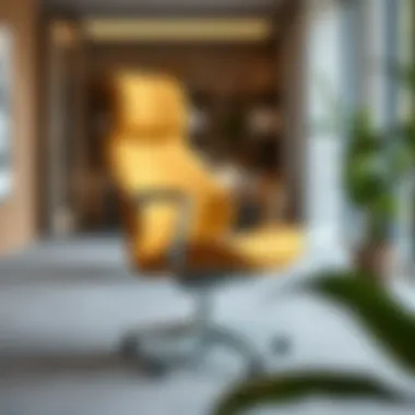 Elegant ergonomic chair design for modern offices