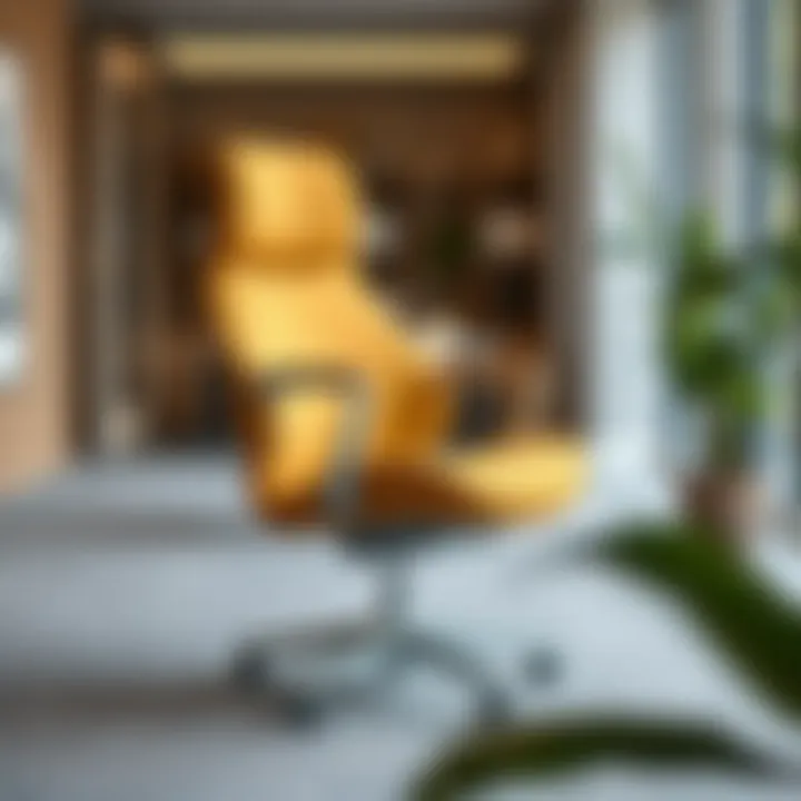 Elegant ergonomic chair design for modern offices