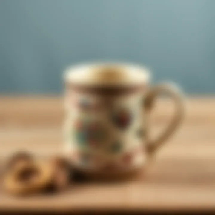 Artistry in Affordable Ceramics Intricate ceramic mug showcasing craftsmanship