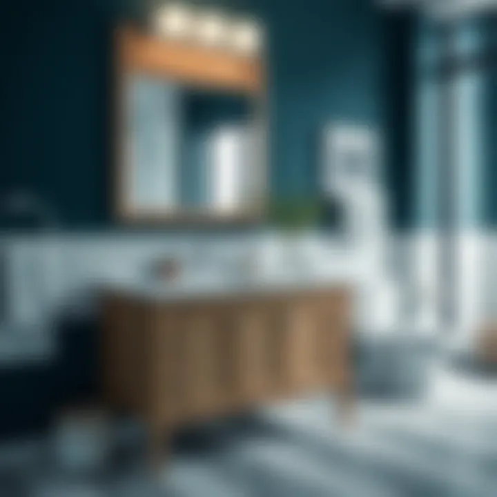 High-quality materials used in a 24-inch bathroom vanity