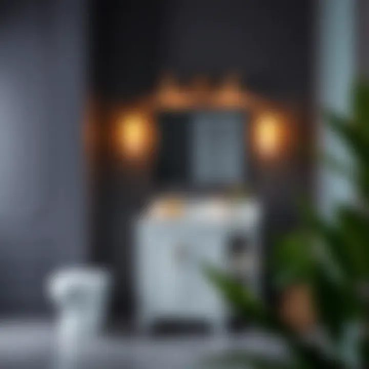 Stylish 24-inch vanity with unique storage solutions