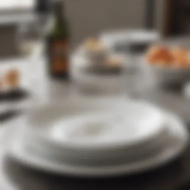 Testing Corelle Resilience Durability test of Corelle plates displaying resilience