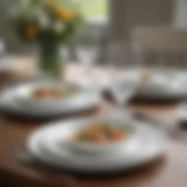 Corelle in Stylish Table Setting Stylish table setting featuring Corelle lunch plates
