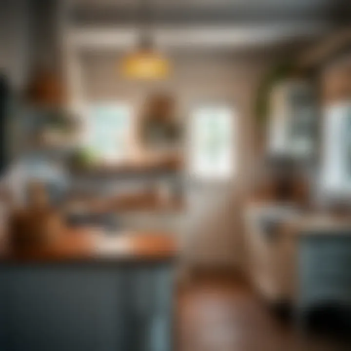 Charming vintage kitchen with rustic elements and warm hues