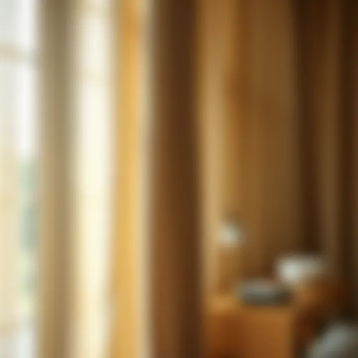 The Elegance of Drapery Fabric Elegant drapery fabric showcasing texture and color