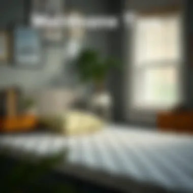 Illustration of proper maintenance tips for foam mattress toppers