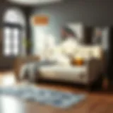 Elegant full daybed set showcasing modern design