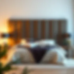 Elegant full size bedding set showcasing modern design