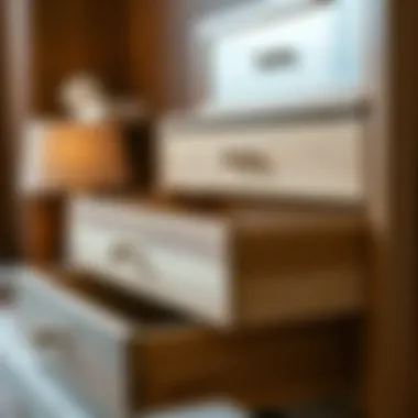 Materials and Styles of Side Drawers Diverse materials used in side drawer construction.