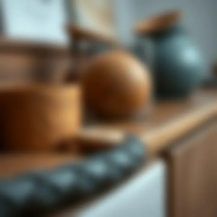 Sustainable Materials in Omani Furniture A close-up of sustainable materials used in furniture manufacturing in Oman