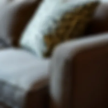 Close-up of Hello Sofa's premium fabric and craftsmanship