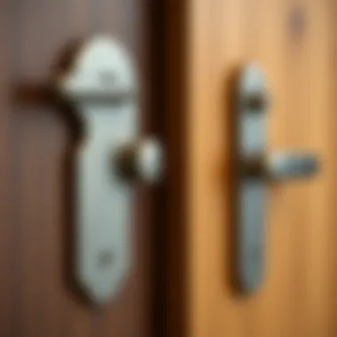 Diverse Materials for Hidden Door Handles Various materials used in hidden door handle designs showcasing diversity