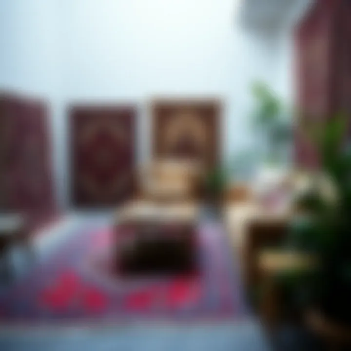A collection of diverse local area rugs representing different cultures