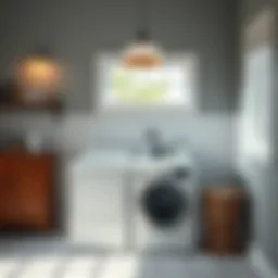 Stylish laundry sink design