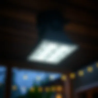 Advanced Energy-Efficient Lighting Solution Energy-efficient outdoor ceiling light with LED technology