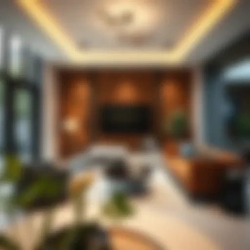 Modern Living Room Design Inspirations Stylish living room with modern furniture