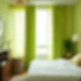 Exploring the Aesthetic and Practical Applications of Lime Green Curtains in Bedroom Design Introduction