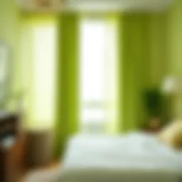 Exploring the Aesthetic and Practical Applications of Lime Green Curtains in Bedroom Design Introduction