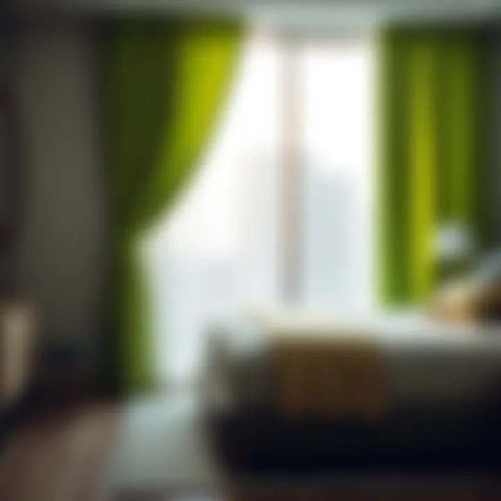 Exploring the Aesthetic and Practical Applications of Lime Green Curtains in Bedroom Design Summary