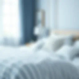 Exploring the Aesthetic and Practical Aspects of Blue and White Pinstripe Comforters Introduction