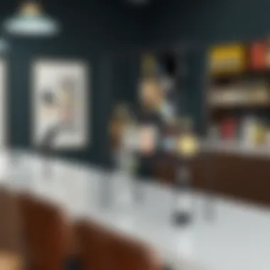 Sleek Industrial Metal Rack Modern metal liquor rack in a sleek industrial design