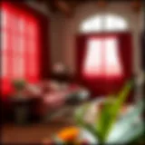 Exploring the Elegance and Versatility of Red Drapes Introduction