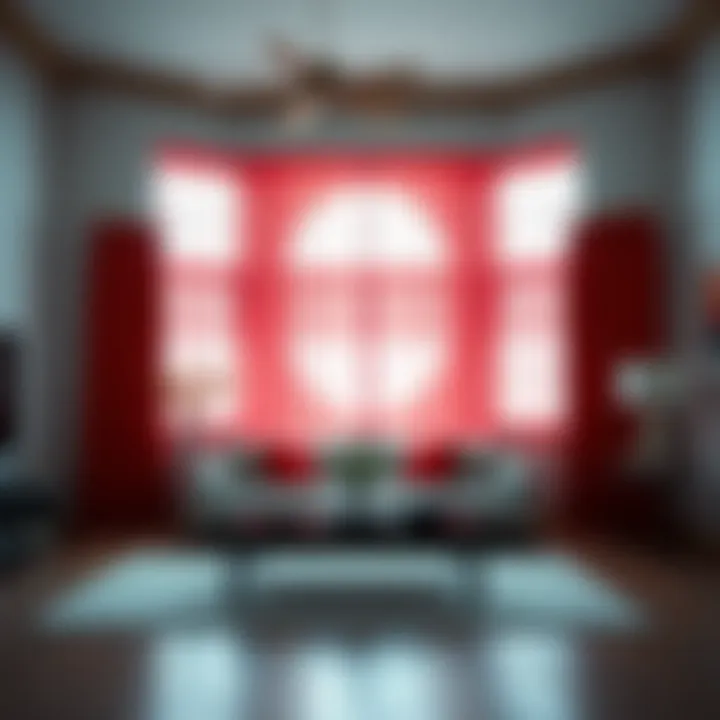 Notable Exploring the Elegance and Versatility of Red Drapes