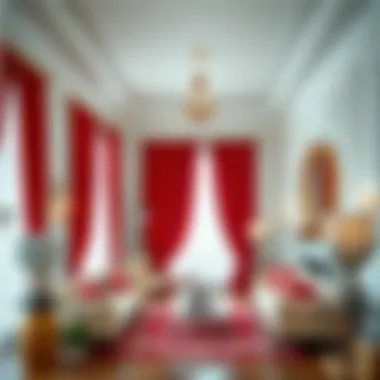 Exploring the Elegance and Versatility of Red Drapes Summary