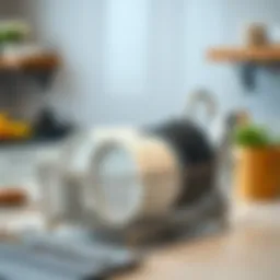 Stylish dish drain rack with modern design