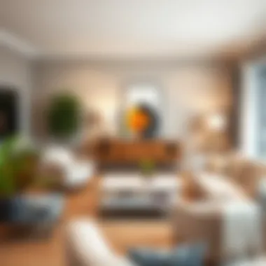 Contemporary Living Room Design A cozy living room featuring contemporary furniture and décor