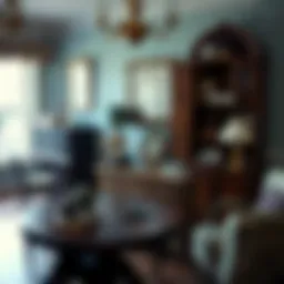 Charming vintage furniture piece in a cozy New Orleans setting