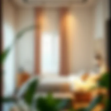 Elegant Loft Bed Curtains and Decor Elegant loft bed curtains complementing contemporary decor