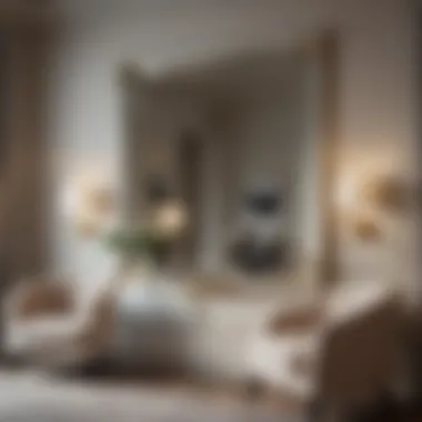 Strategic Placement for Enhanced Aesthetics Elegant placement of mirrors in a contemporary living space