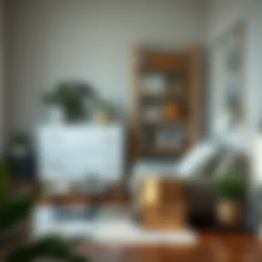 Efficient Space Usage Organizational strategies featuring a 12 inch box for efficient space usage