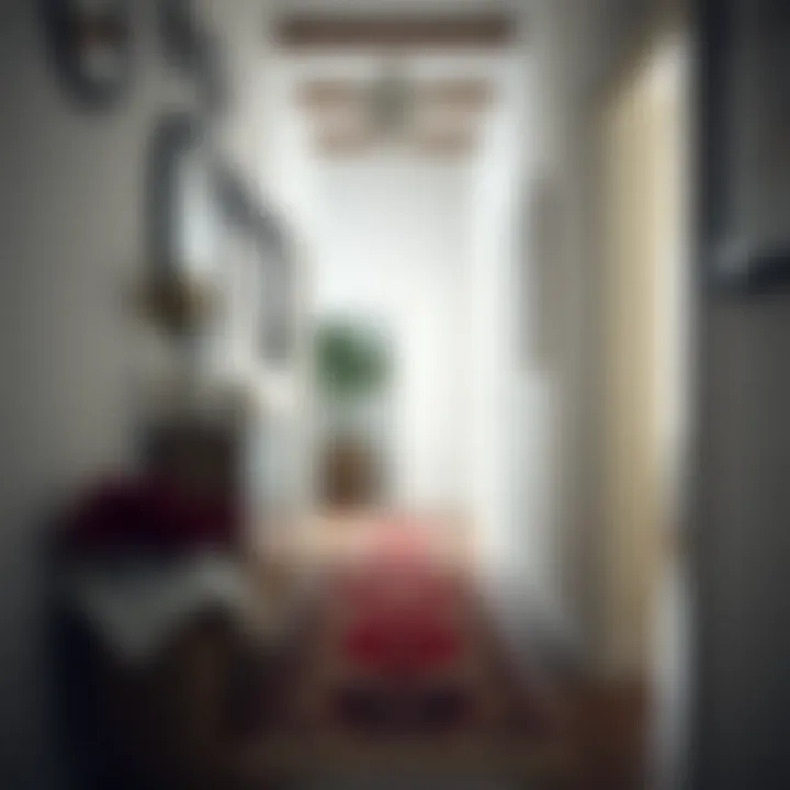 2 x 6 rug runner enhancing a narrow hallway decor